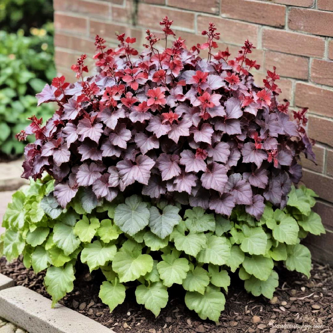 blooming heuchera