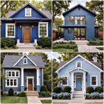 blue exterior house paint ideas