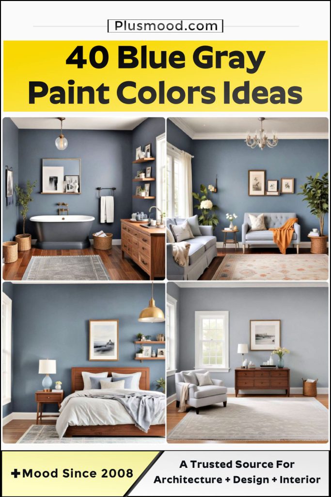 blue gray paint colors ideas to copy