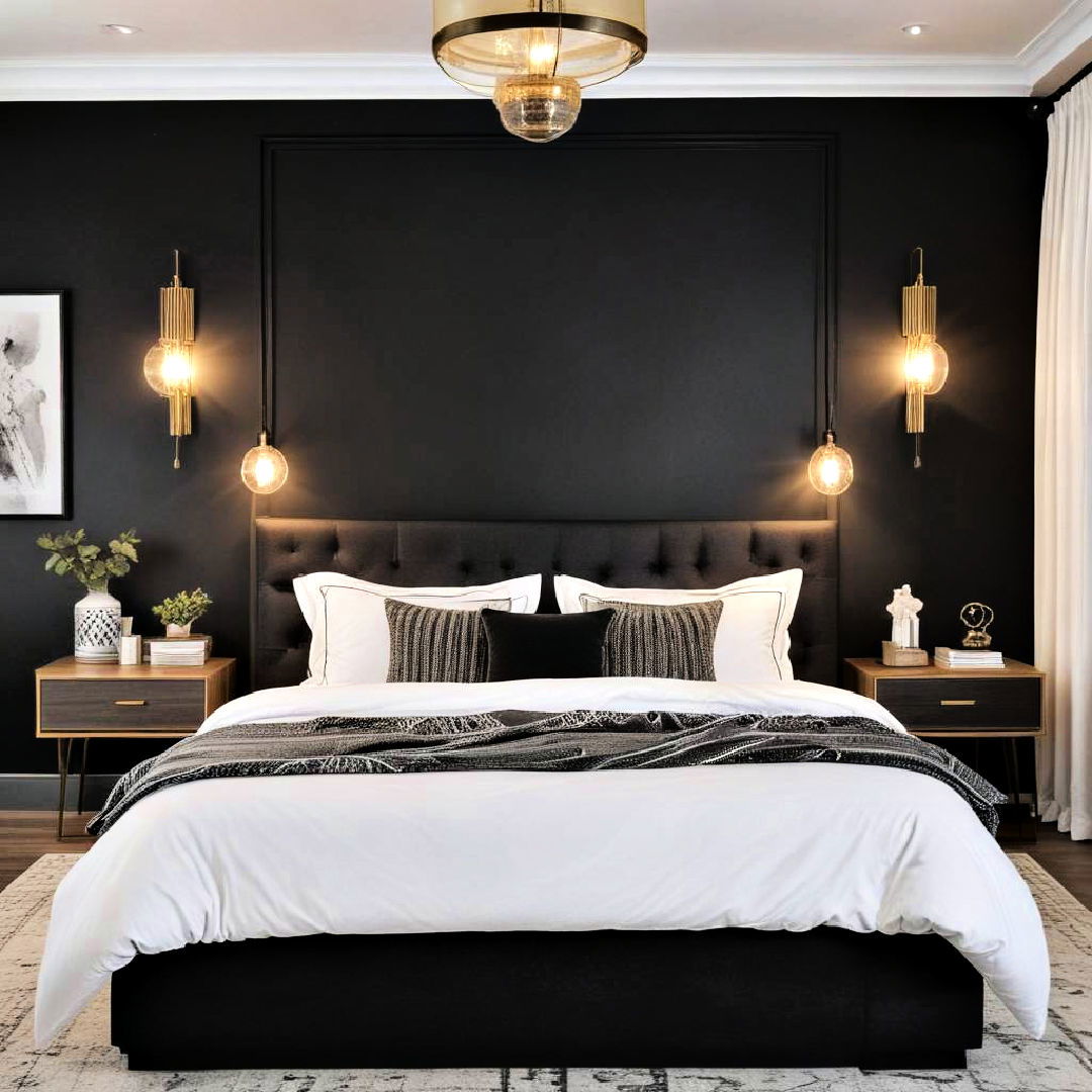 bold headboard highlight