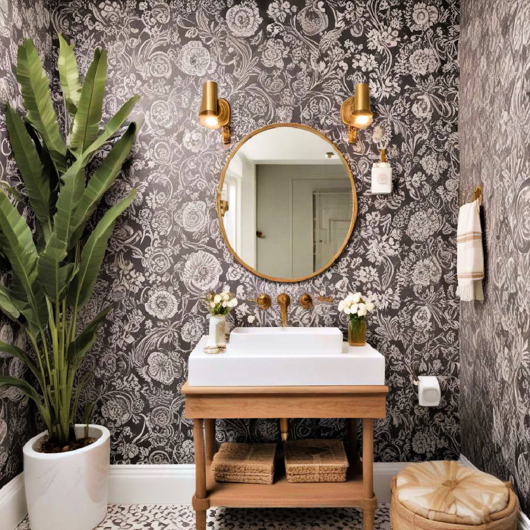 bold wallpaper for a statement wall