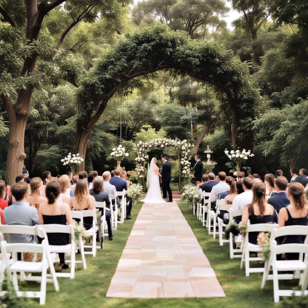 botanical garden ceremony