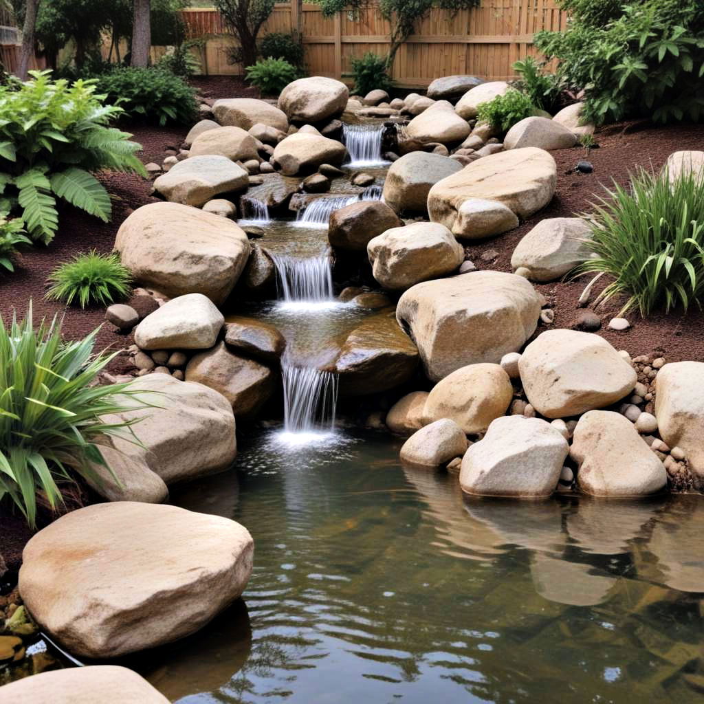 boulder waterfall