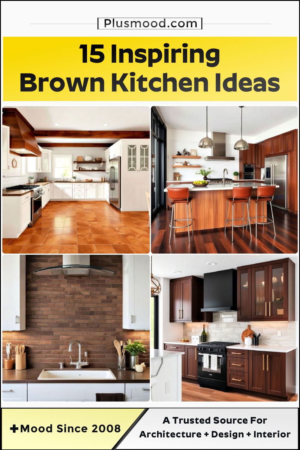 brown kitchen ideas and inspiration