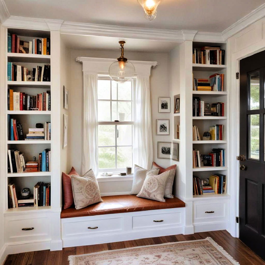 built in bookcases