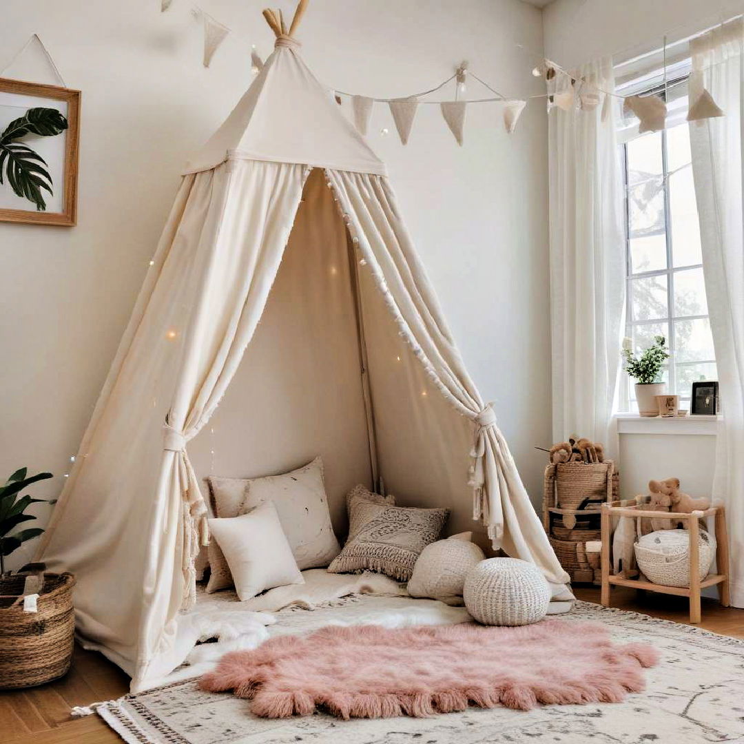 canopy tent for play area