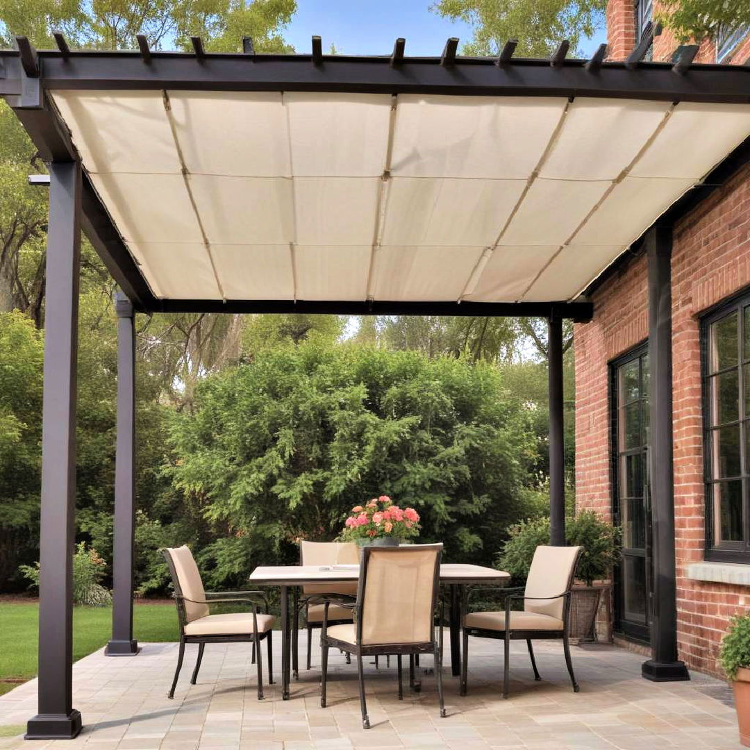 canvas pergola cover