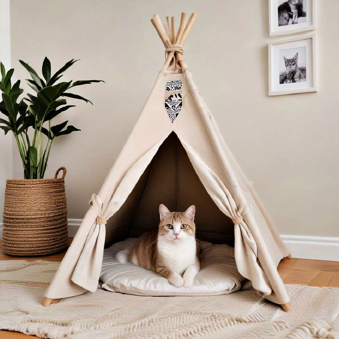 cat teepee