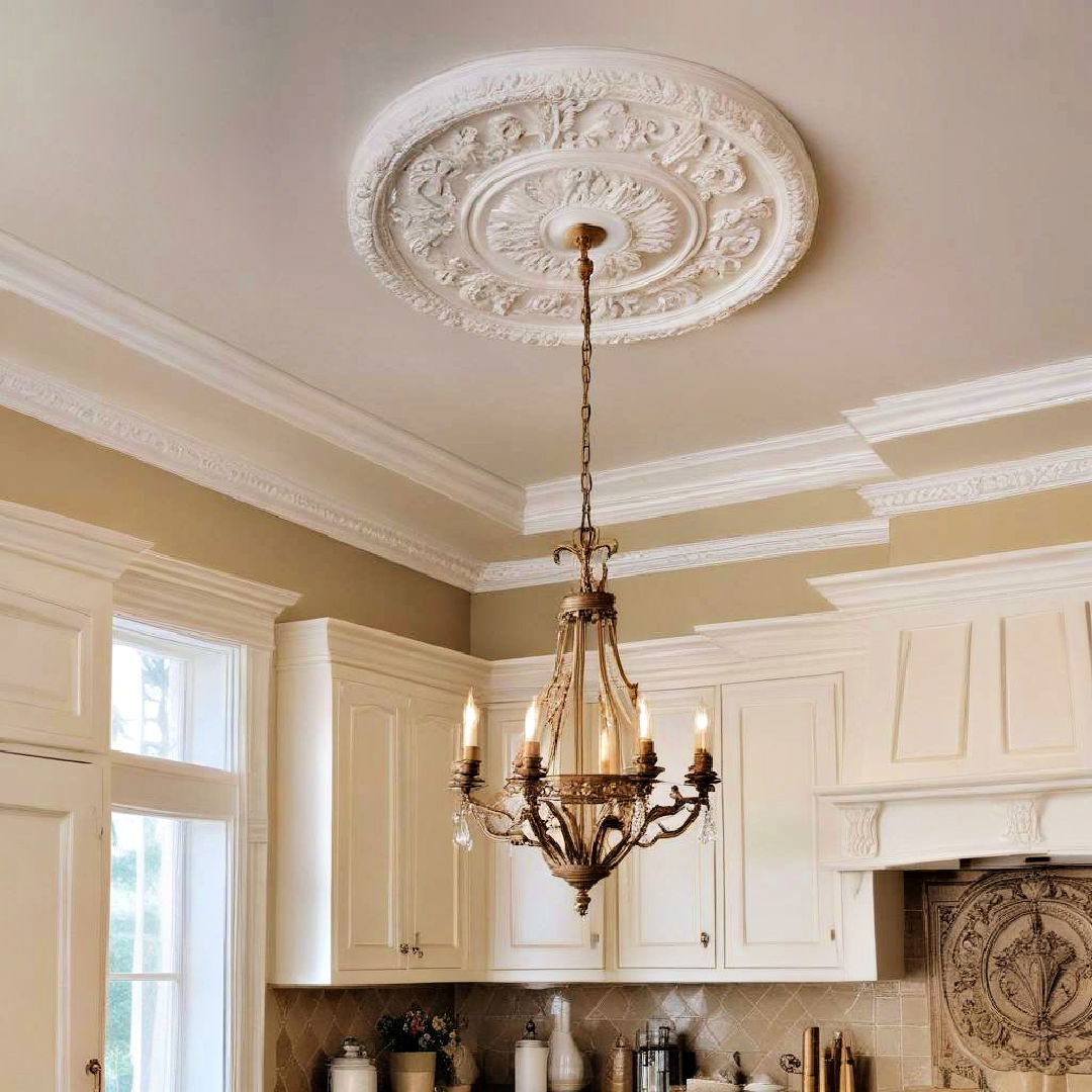 ceiling medallions for vintage flair