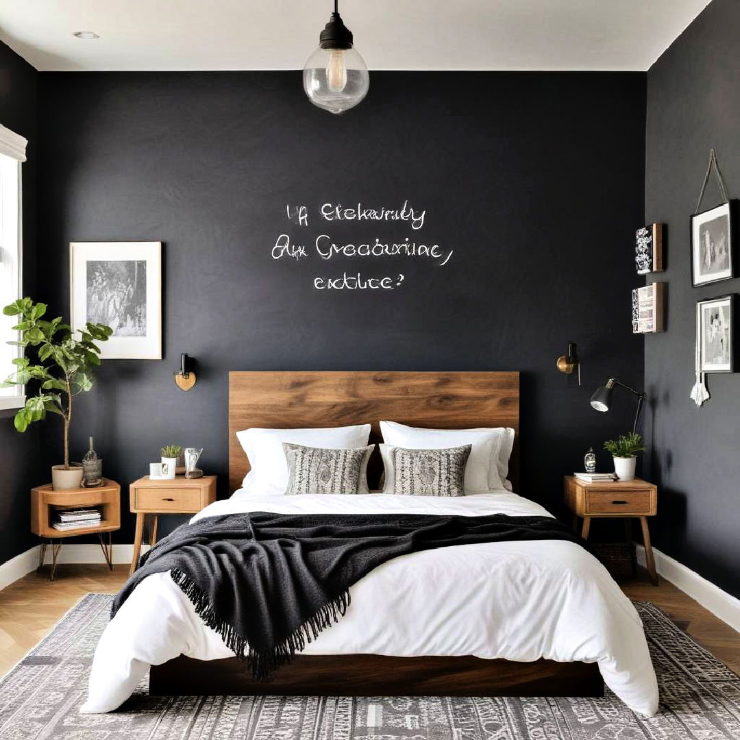 chalkboard wall for creativity