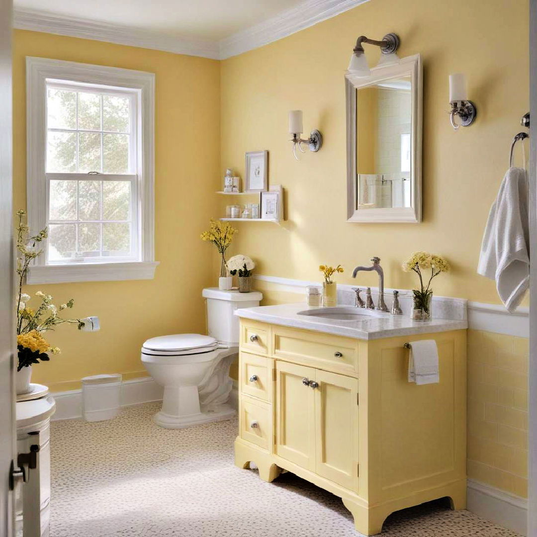 cheerful butter yellow