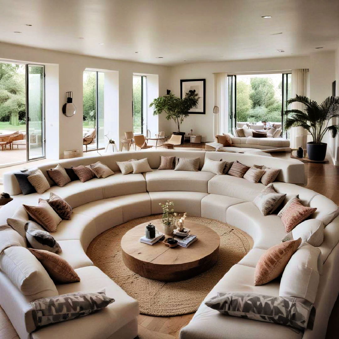 chic sunken lounge