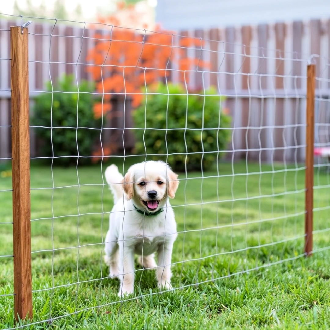 chicken wire fence for a temporary solution