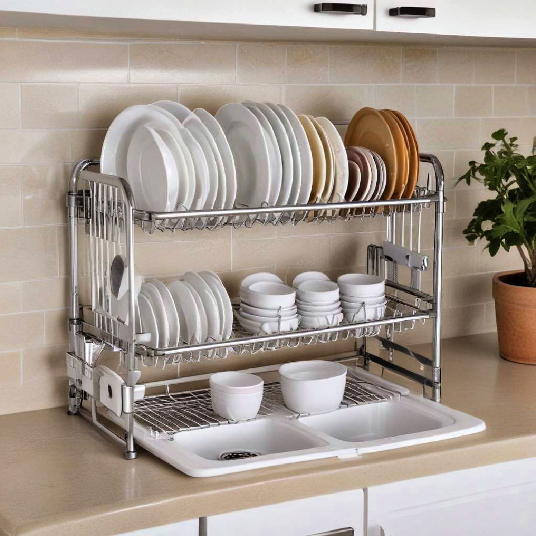 choose a two tier dish rack