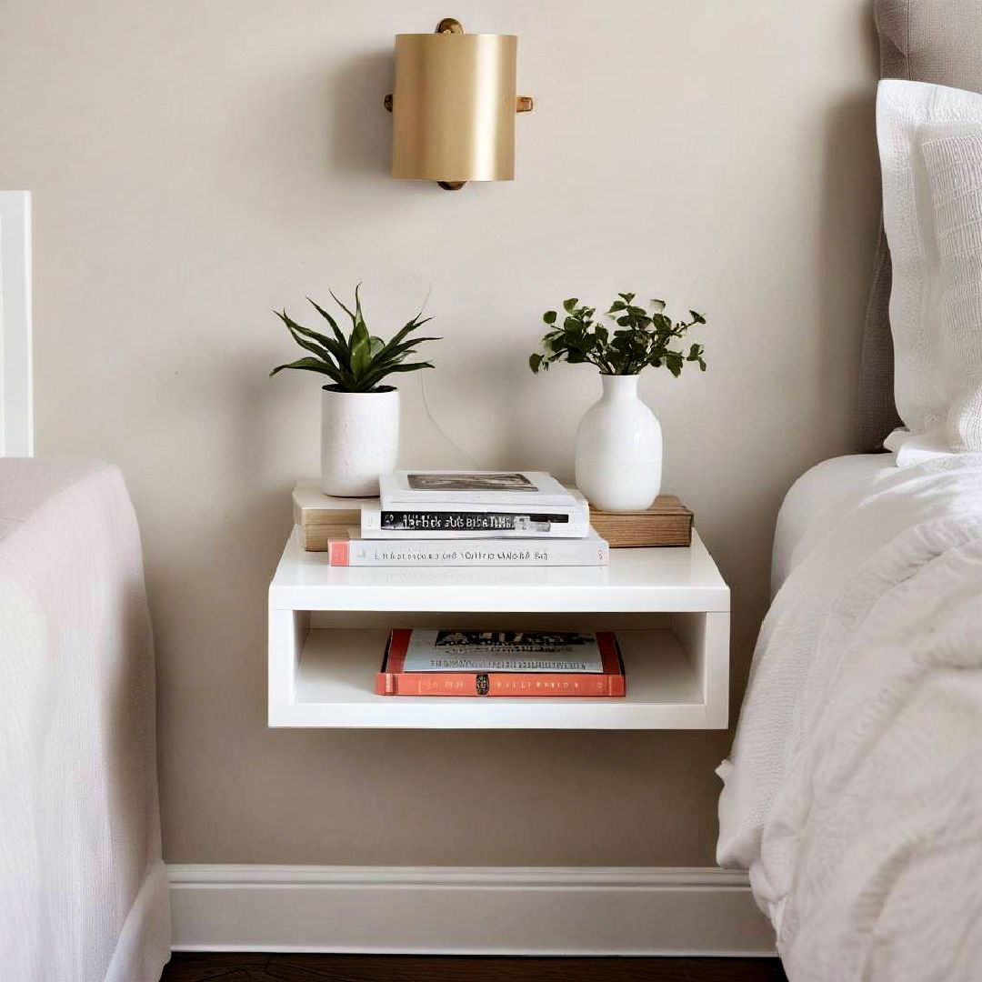 choose a wall mounted nightstand