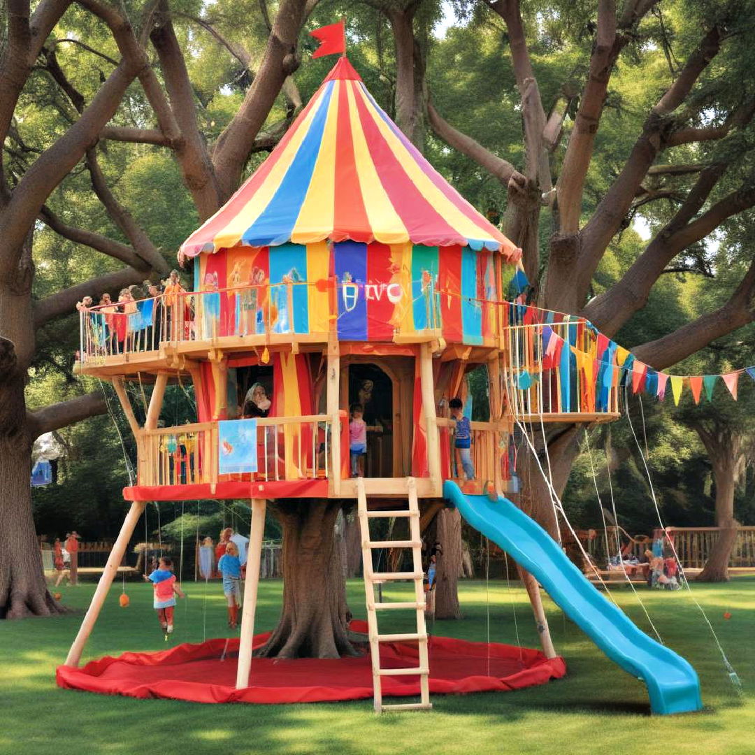 circus big top treehouse