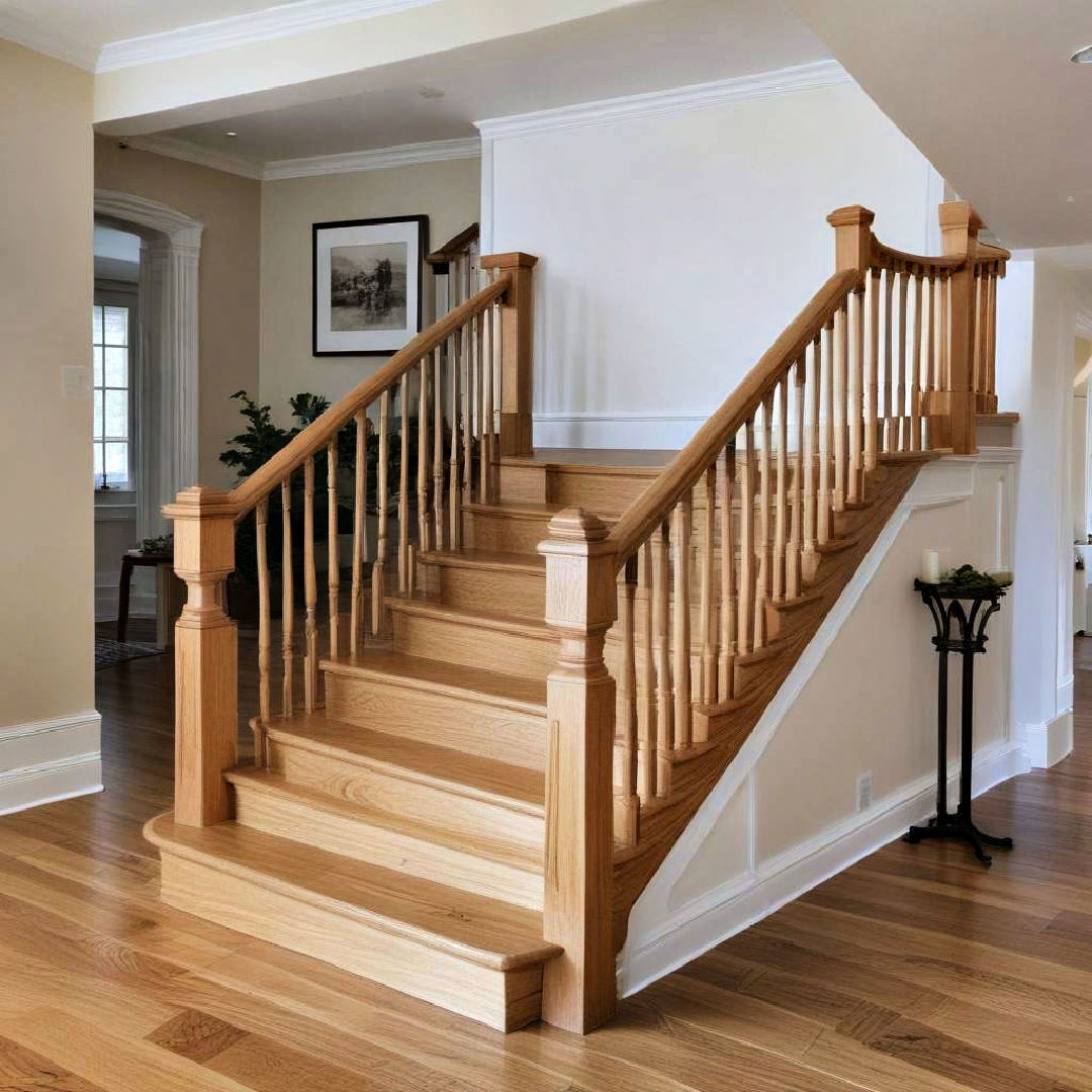 classic oak railing