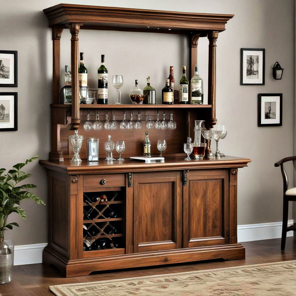 classic wooden bar