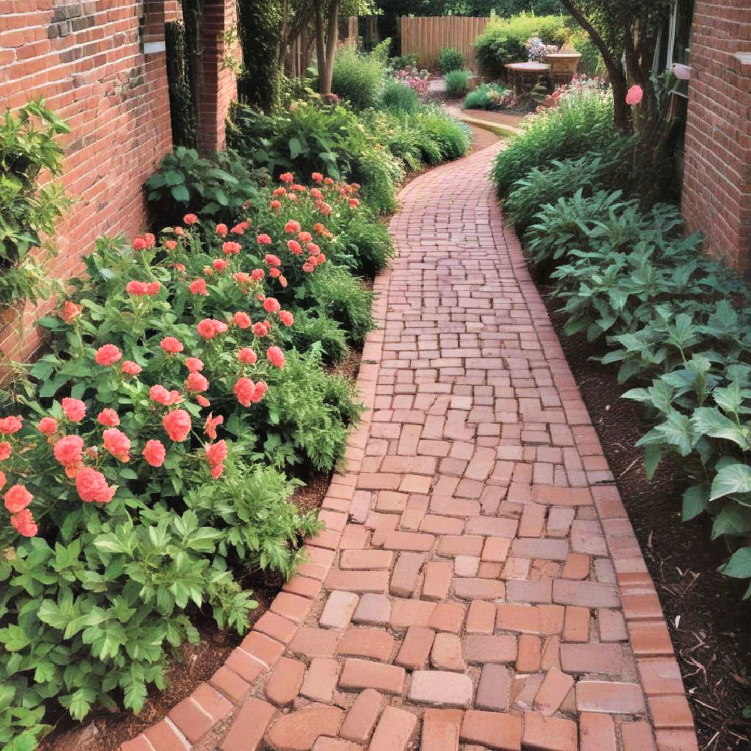 clay brick paths