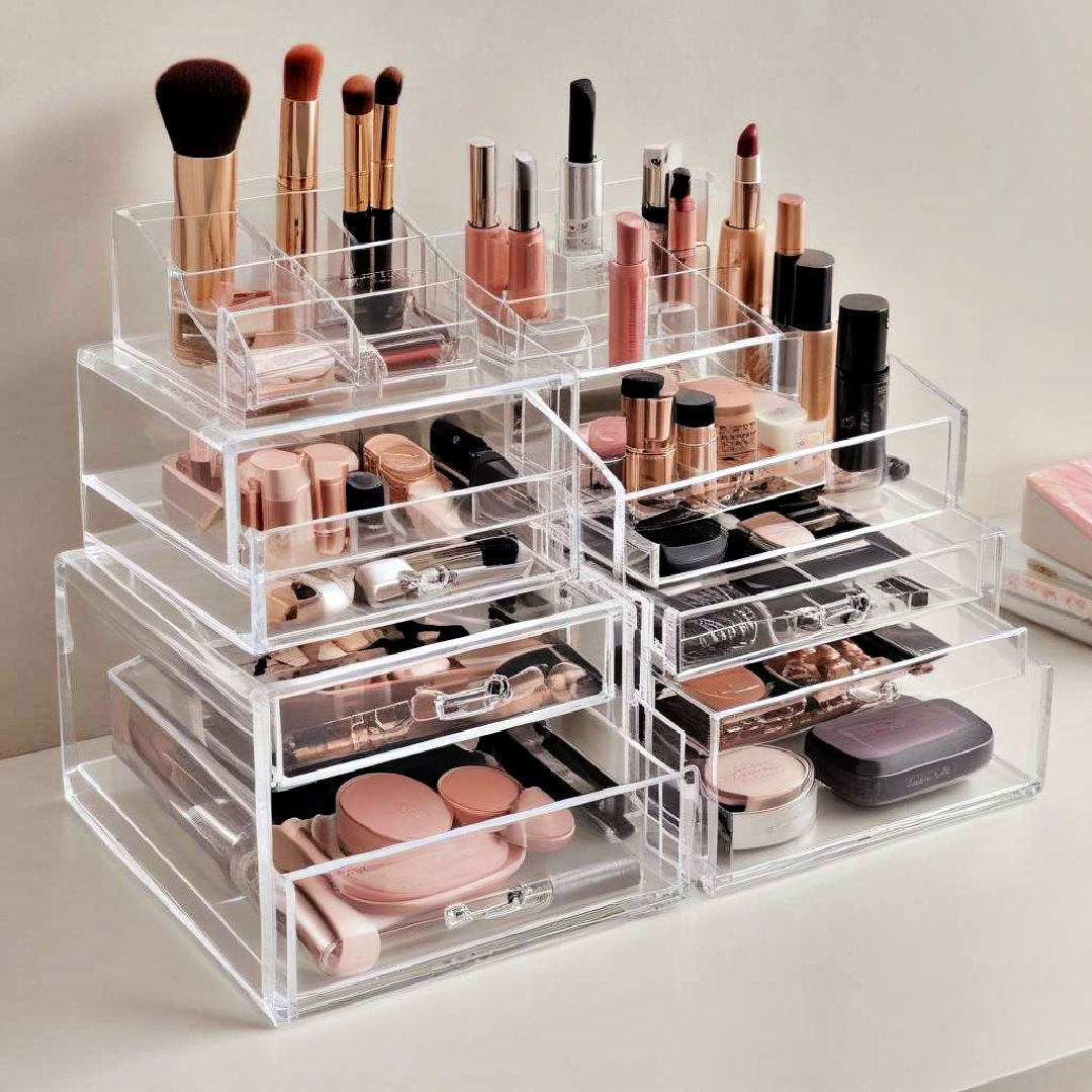 clear acrylic organizers