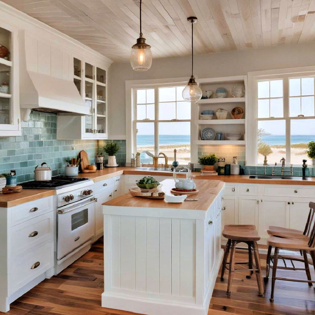 coastal beach kitchen