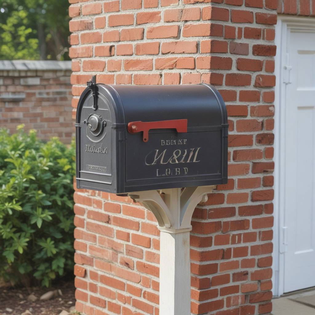 colonial brick mailbox