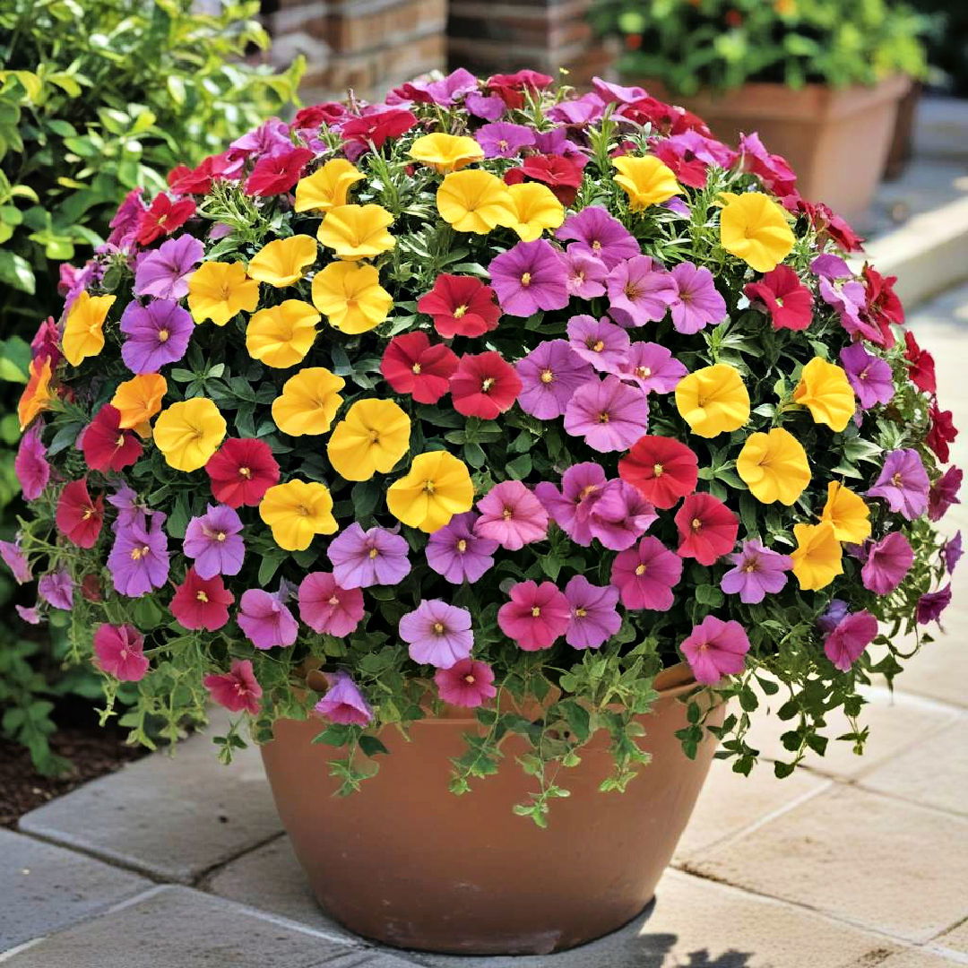 colorful calibrachoa