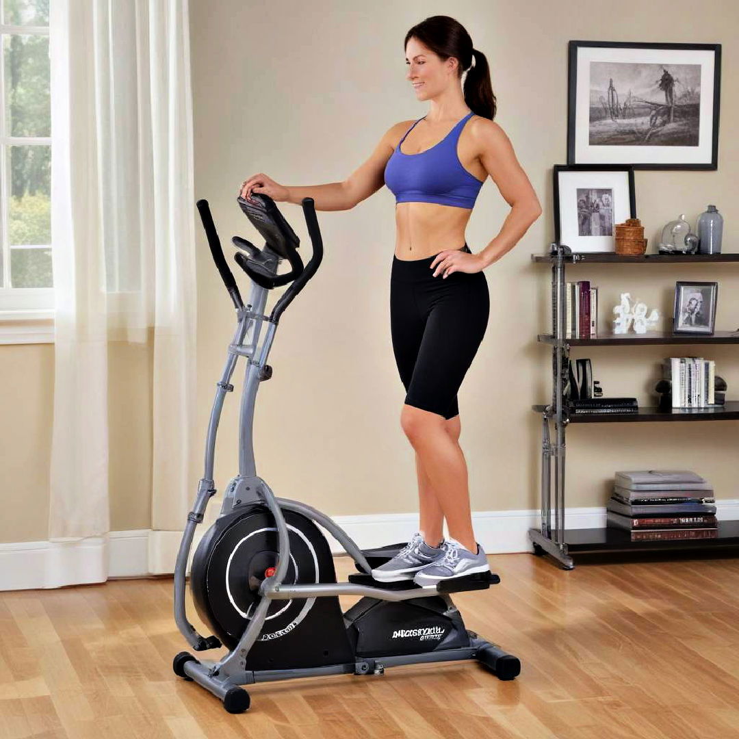 compact elliptical trainer