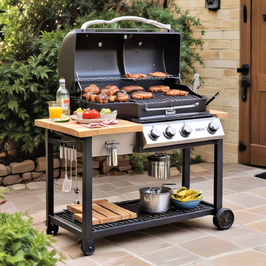 compact grill station