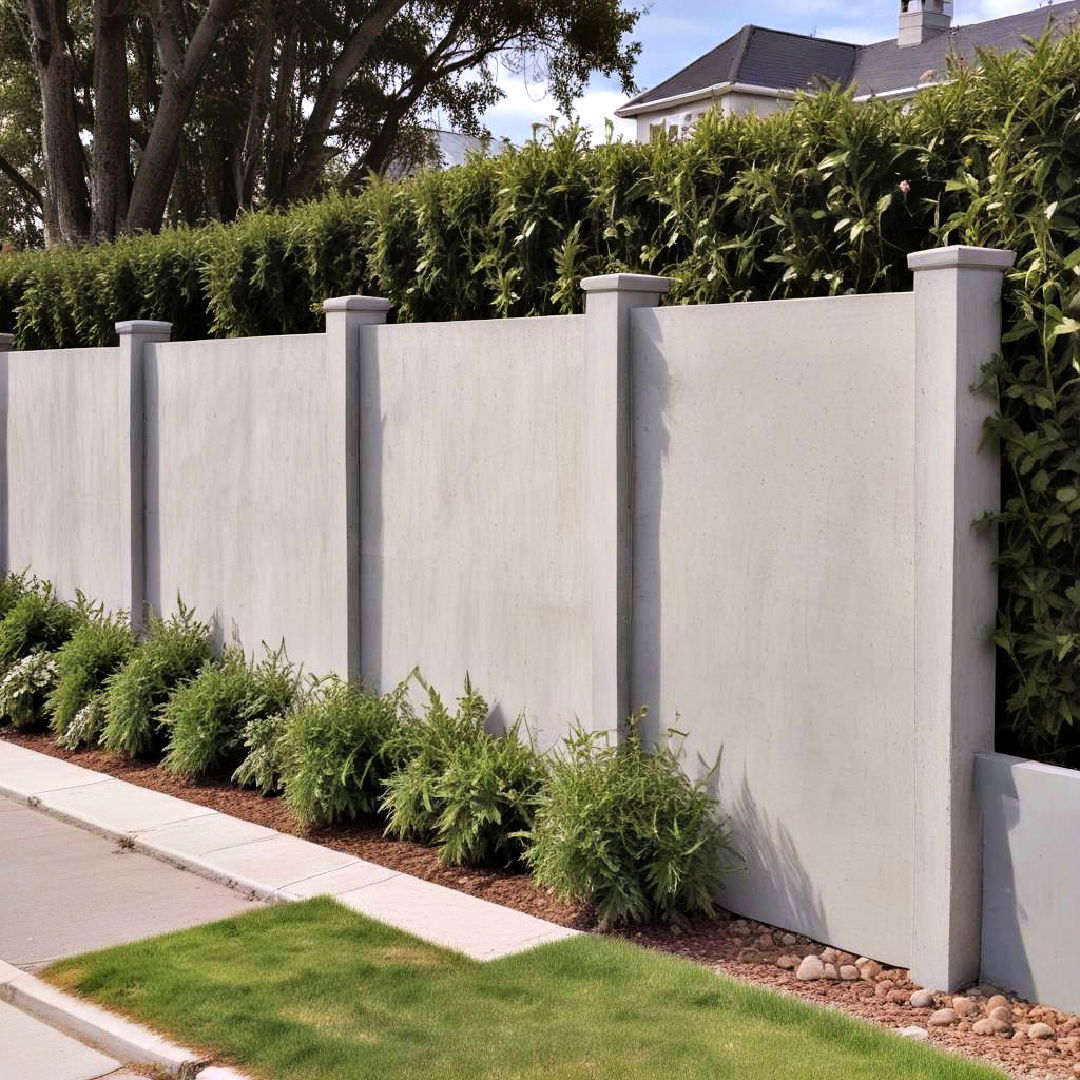 concrete fencing