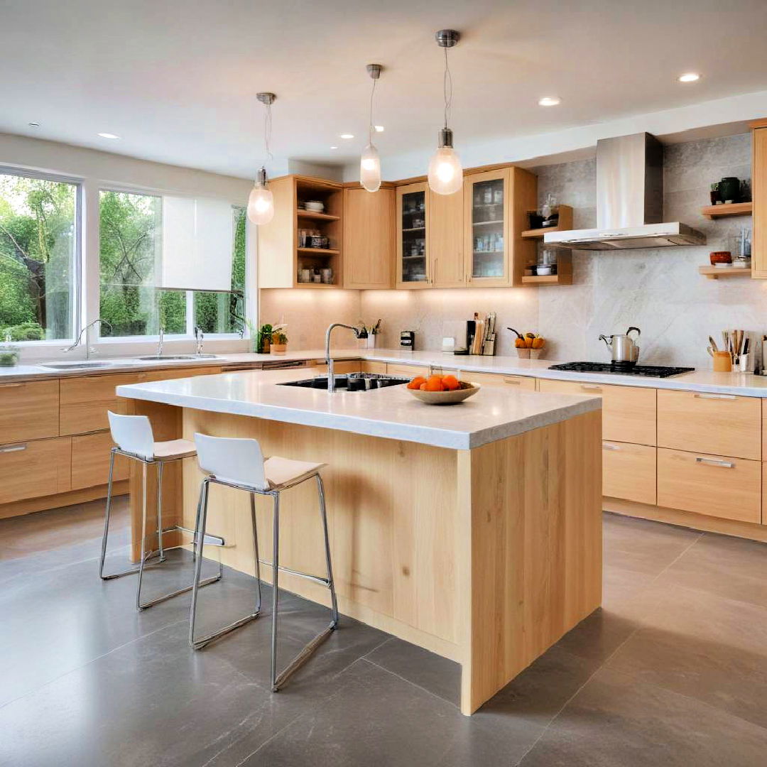 Modern Light Wood Kitchen Cabinets Elevate Your Culinary Space With Modern Light Wood Kitchen Cabinets Elevate Your Culinary Space With