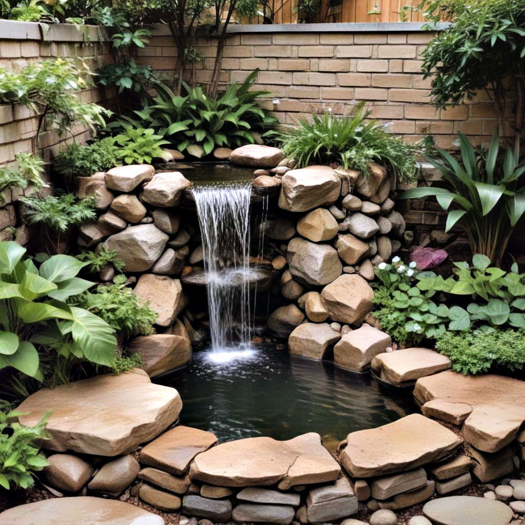 corner nook waterfall