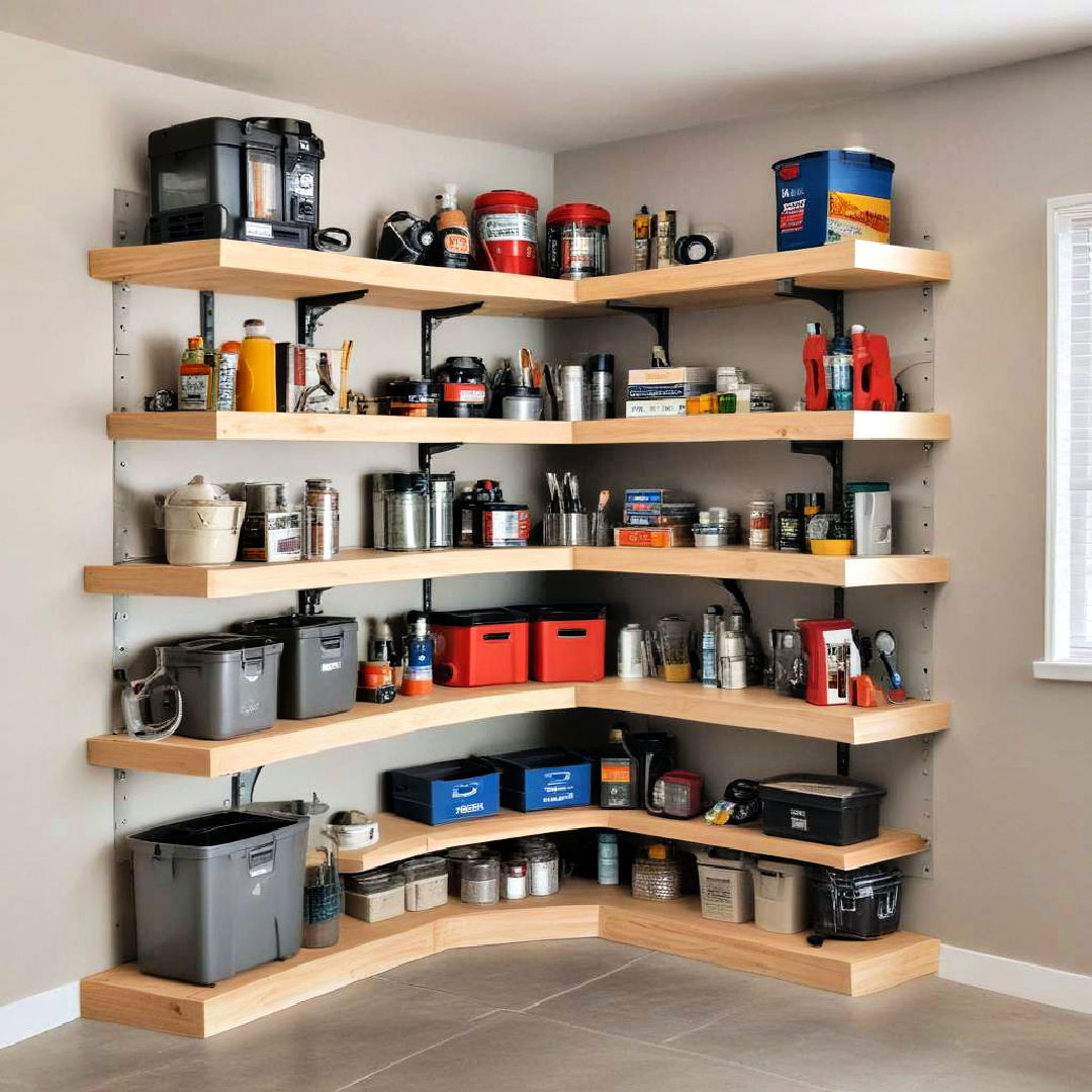 corner shelving