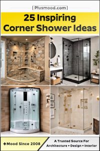 25 Corner Shower Ideas for A Sleek and Modern Look