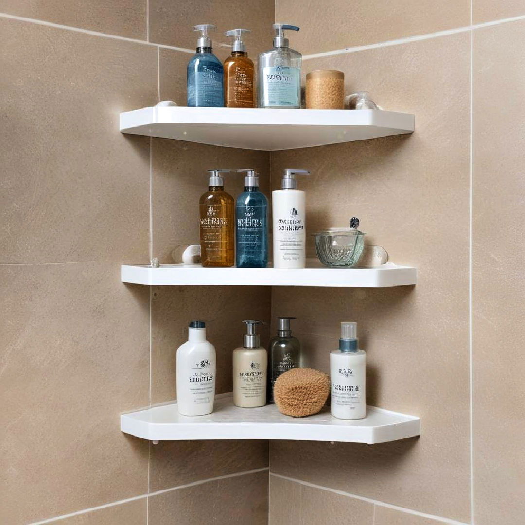 corner shower shelf