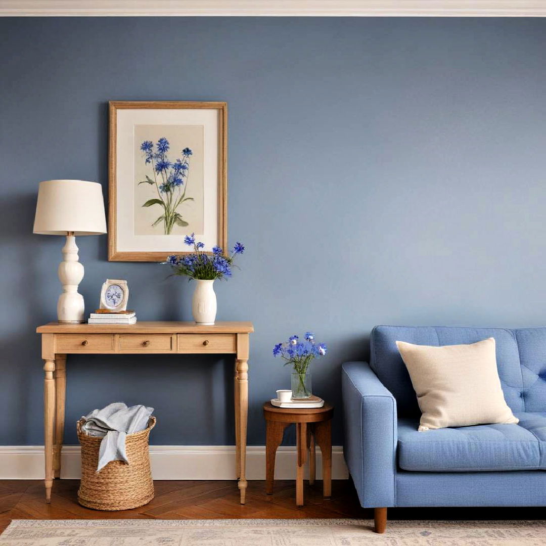 cornflower blue for subtle elegance