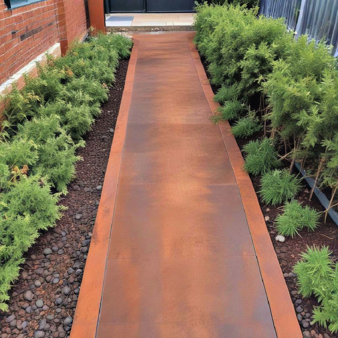 corten steel edging