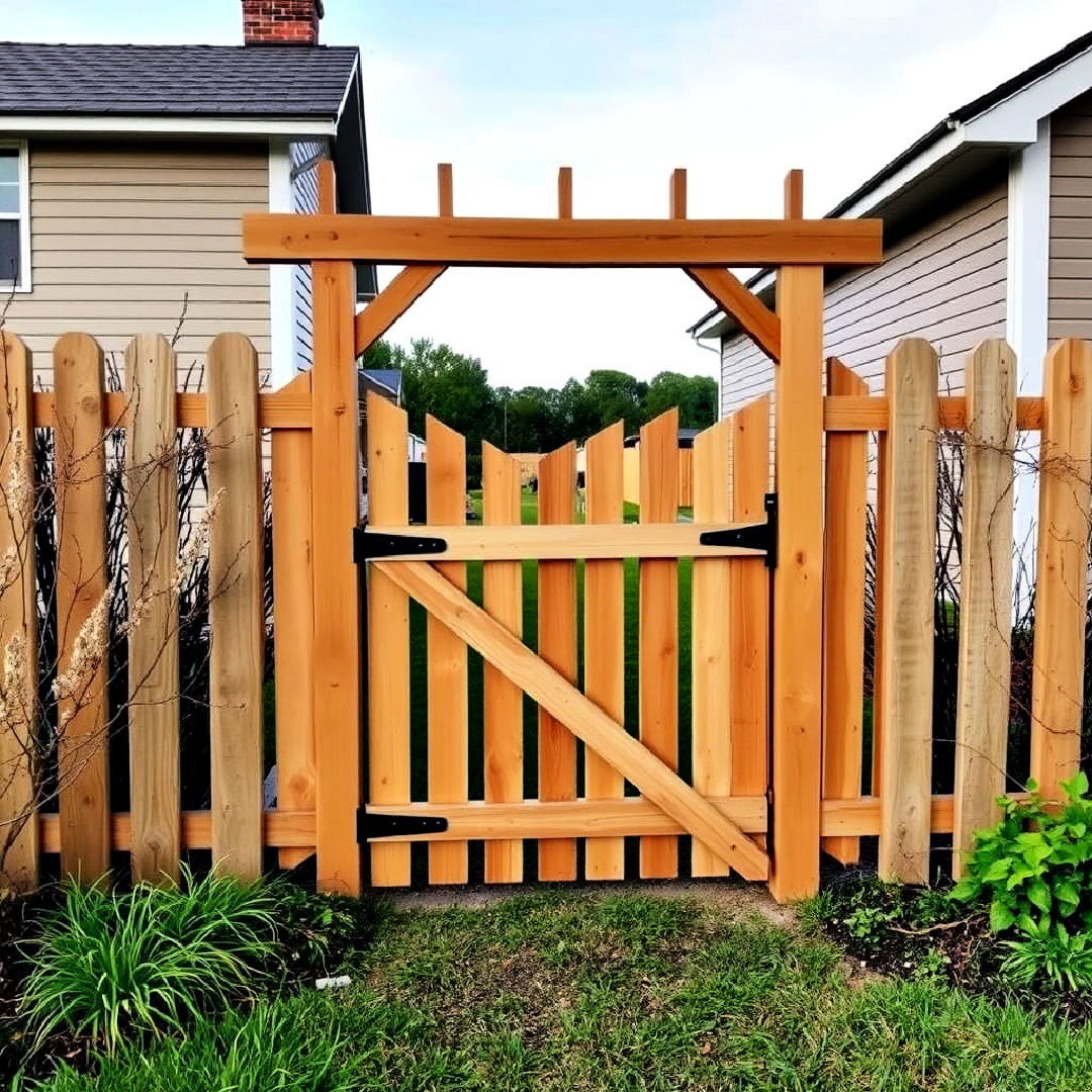 country style wooden fences