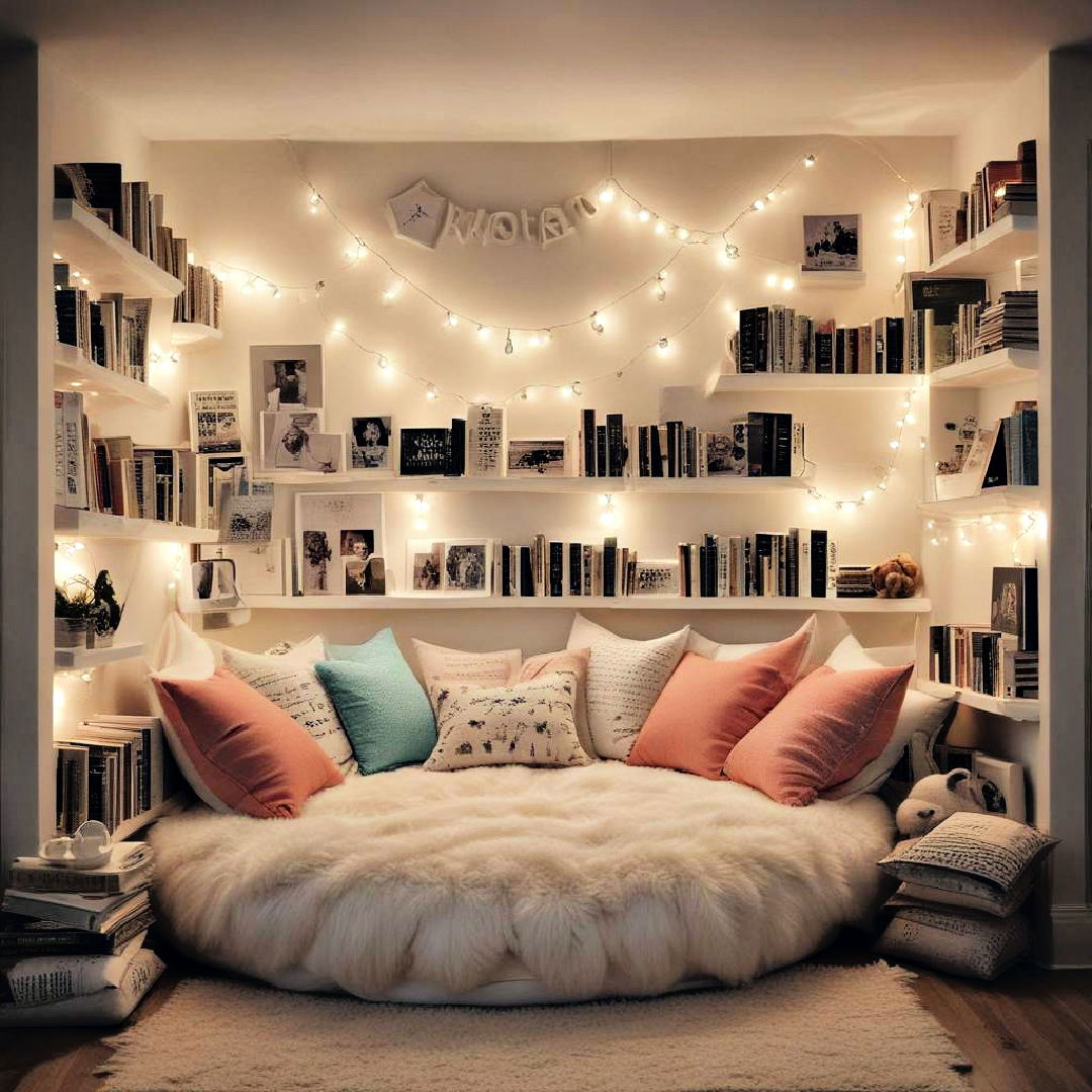 cozy reading nook