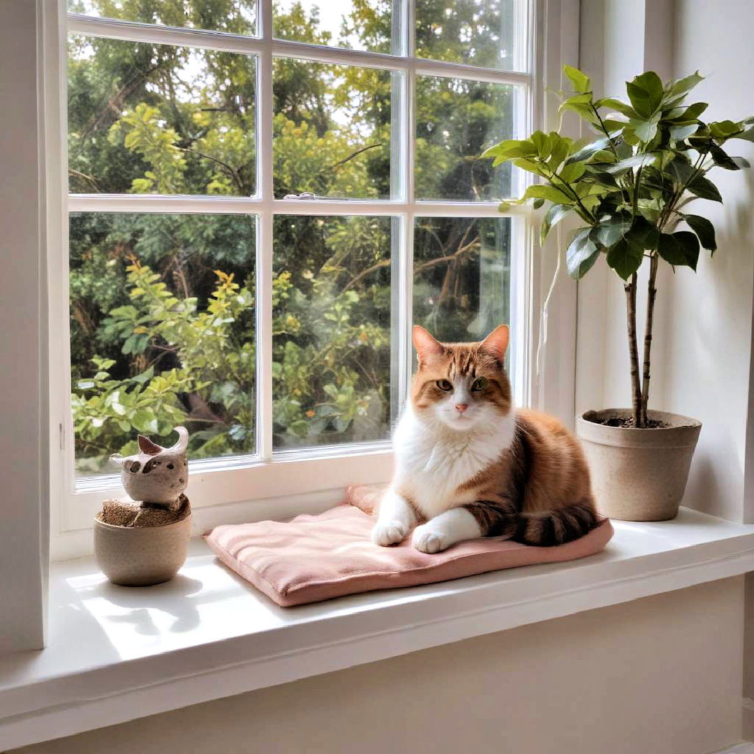 cozy window perch