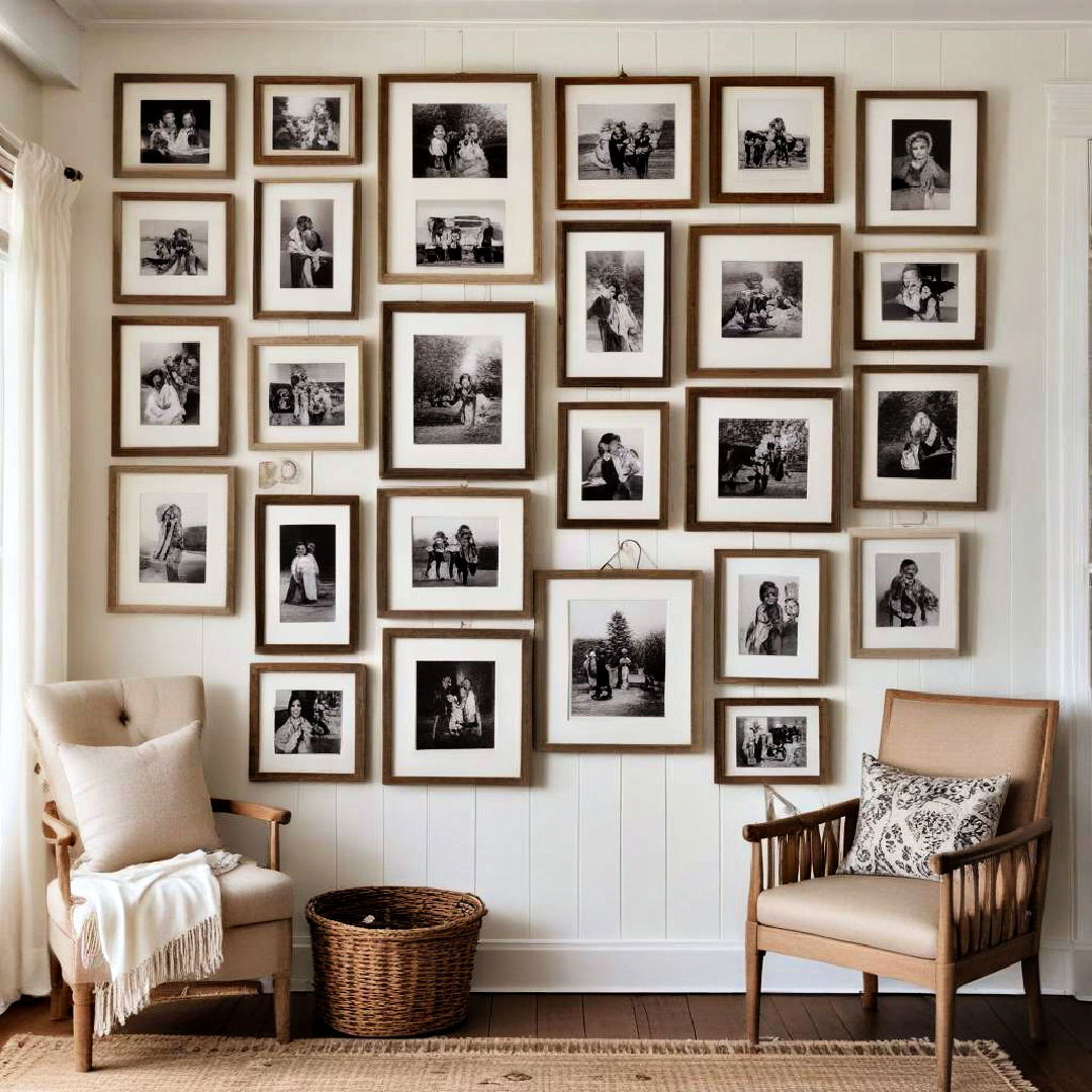 create a gallery wall for personalized art displays