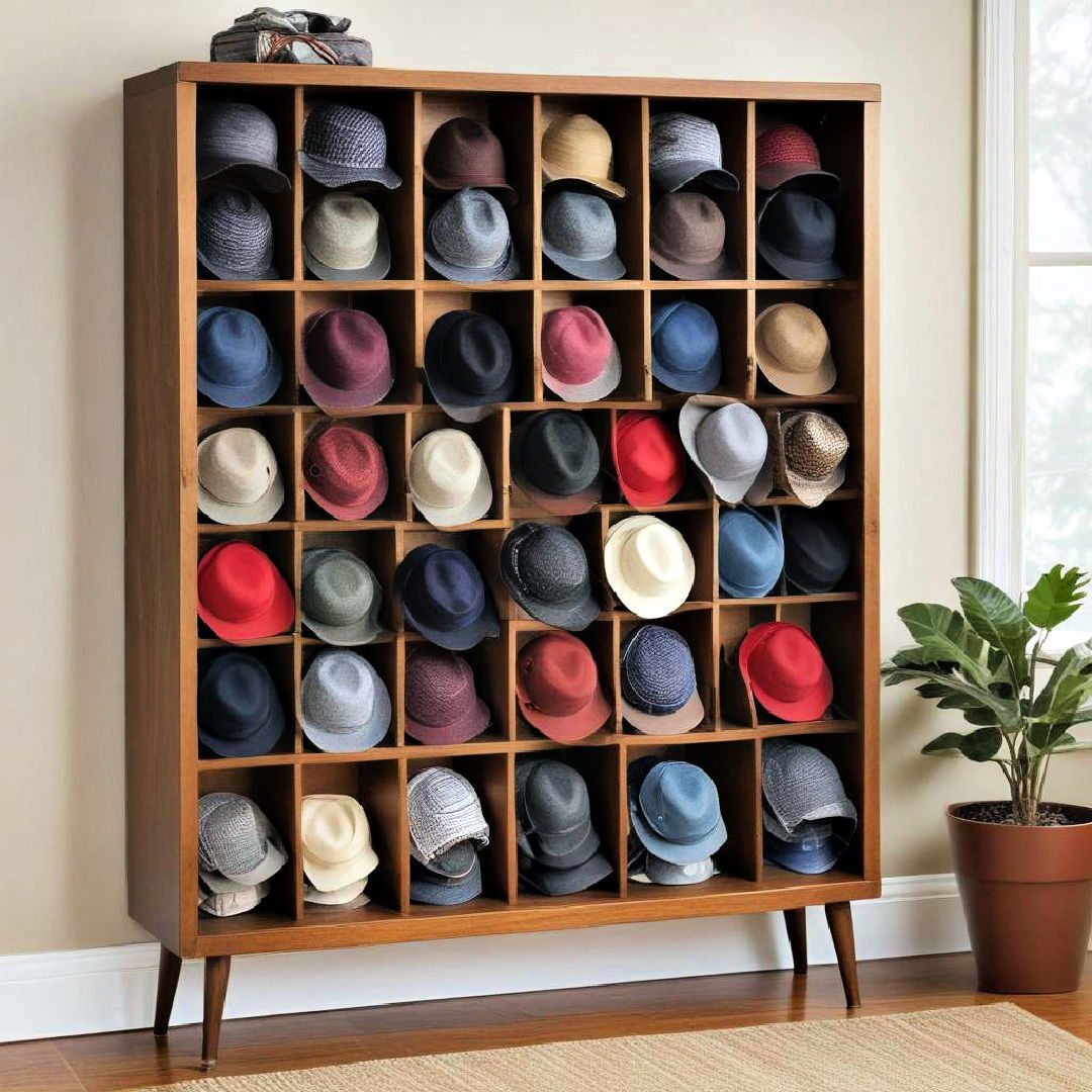 cubby hat rack