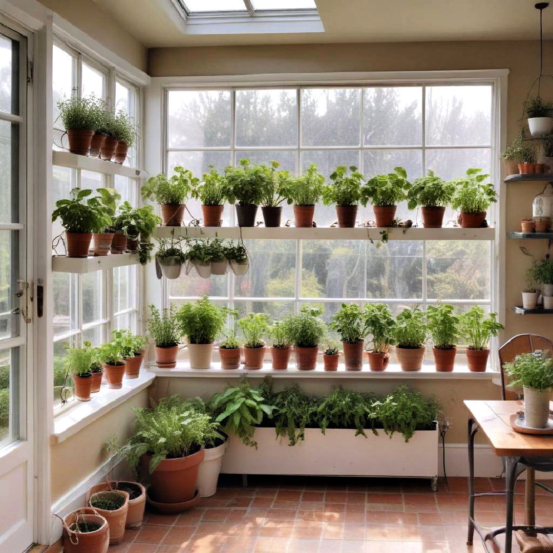 culinary herb garden