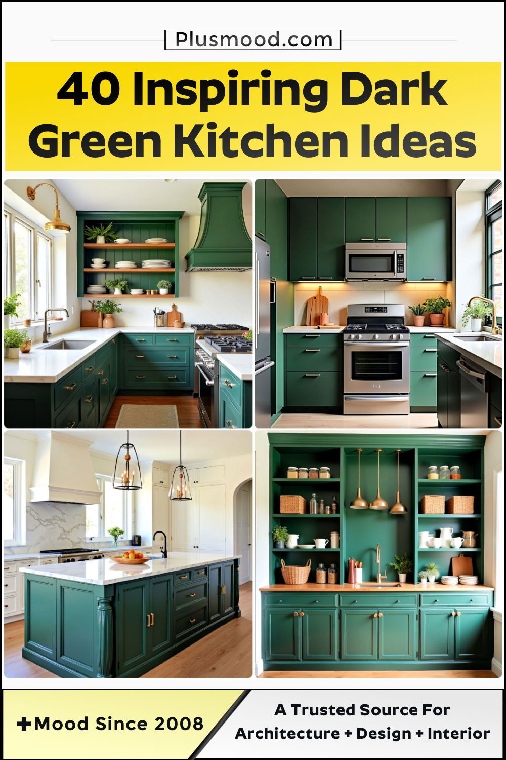 dark green kitchen ideas and inspiration