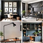 dark home office design ideas