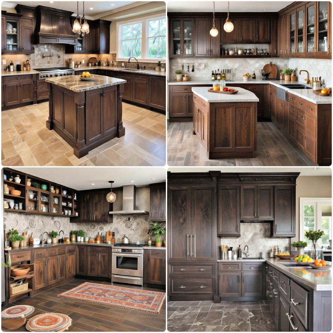 25 Dark Wood Kitchen Cabinets To Elevate Your Space