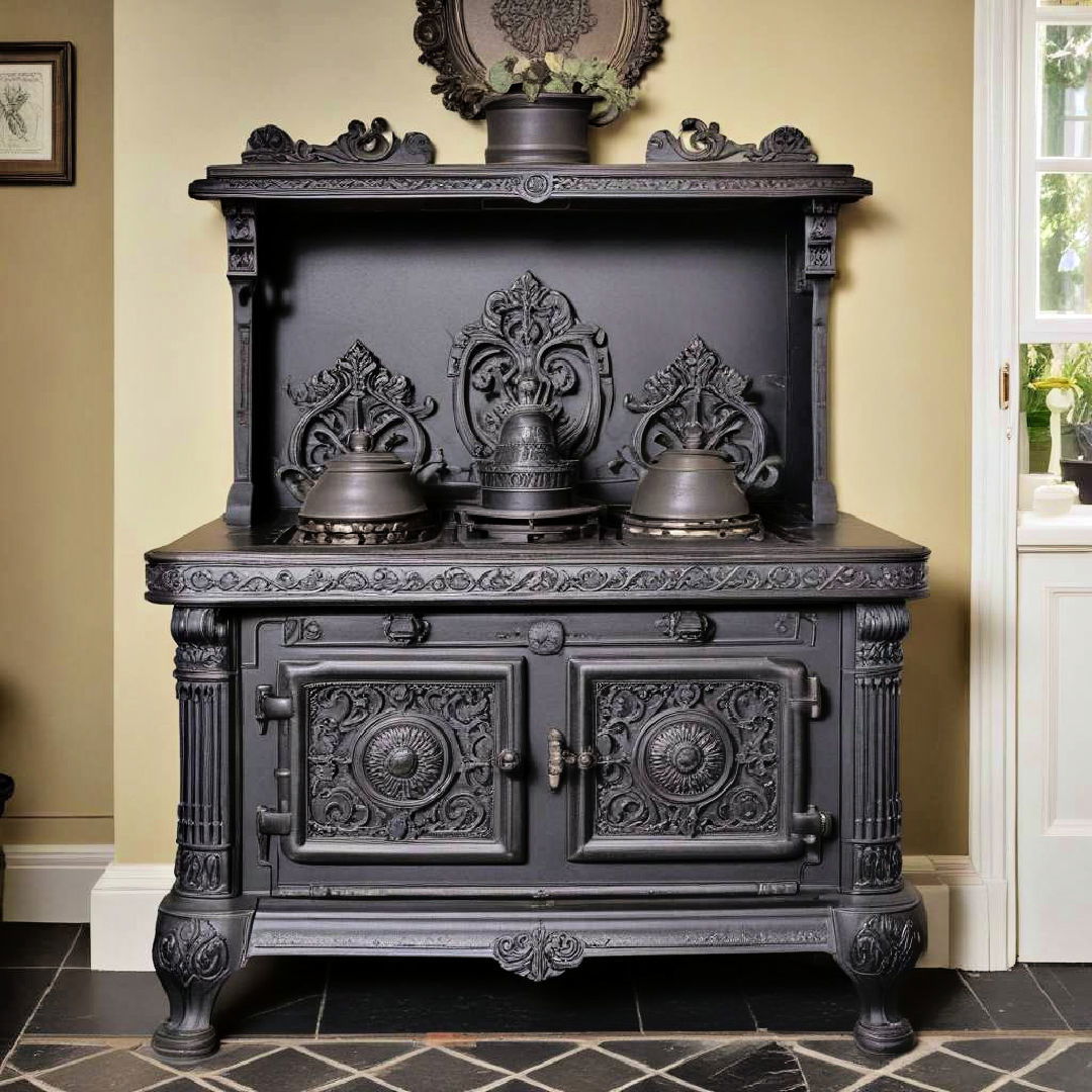 decorative cast iron stove