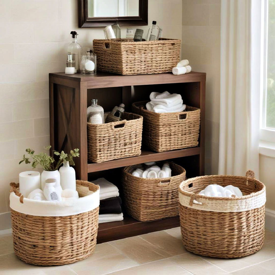 decorative storage baskets