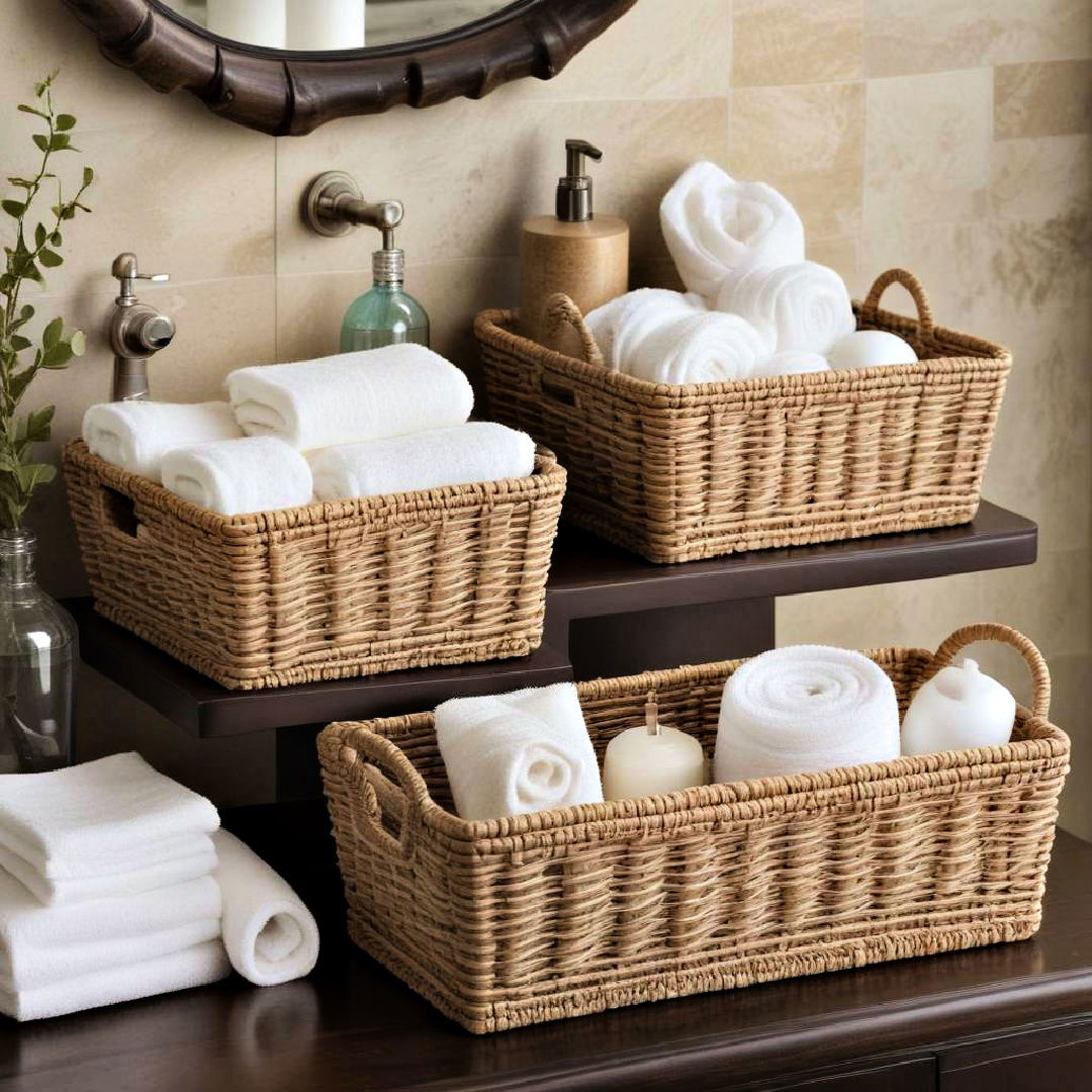 decorative storage baskets