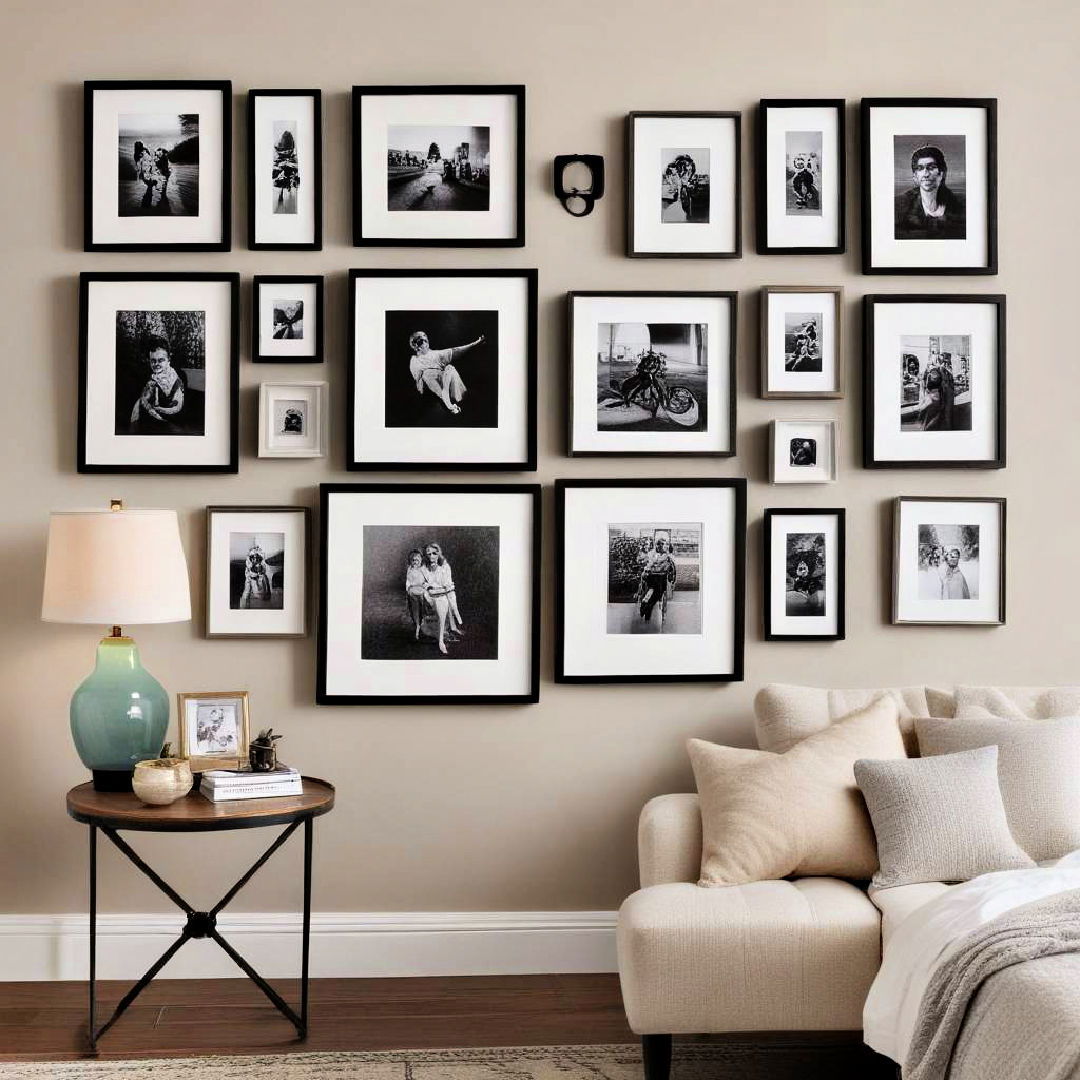 display a gallery wall